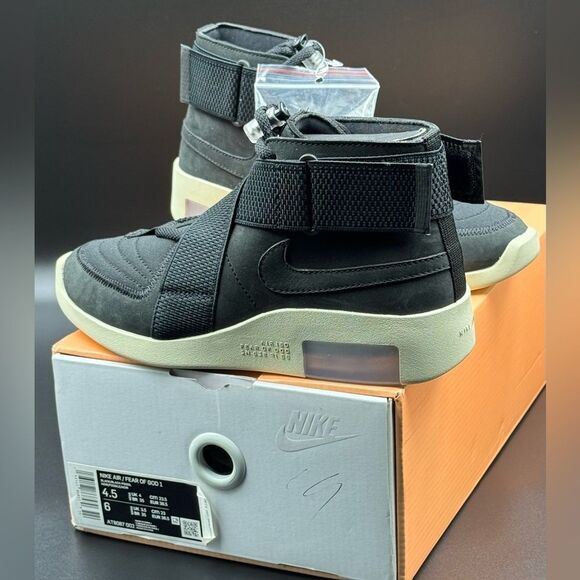 Wmns Nike Air Fear Of God Raid 'Black' - Picture 1 of 14